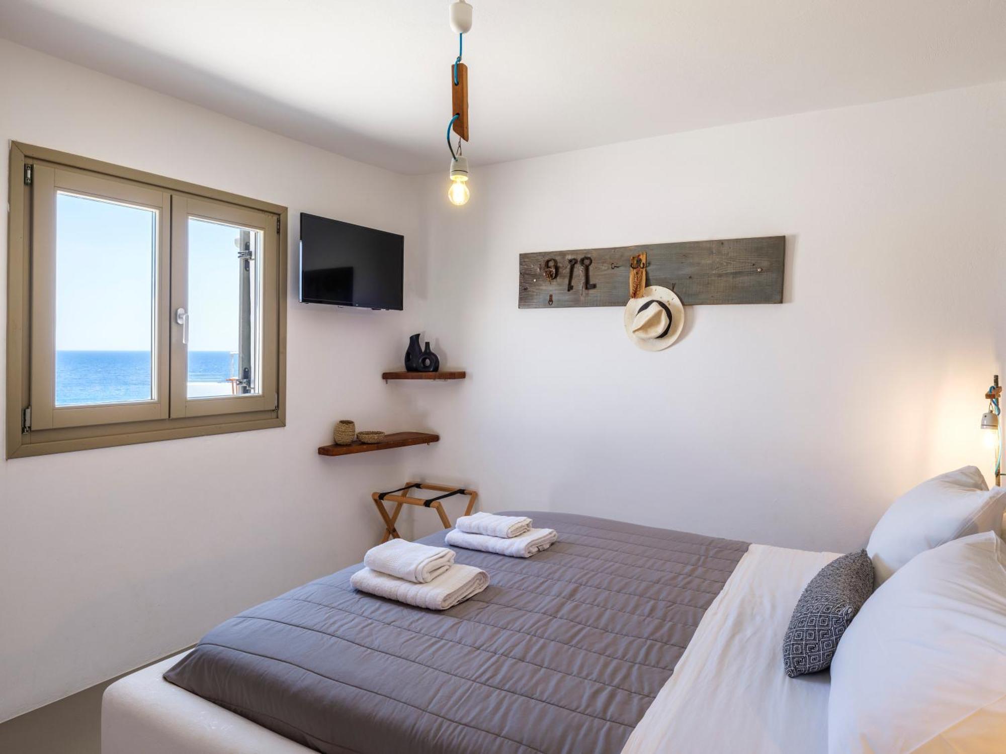 Sea Rock & Sky Private Mykonos Residence Merchia Beach Екстериор снимка